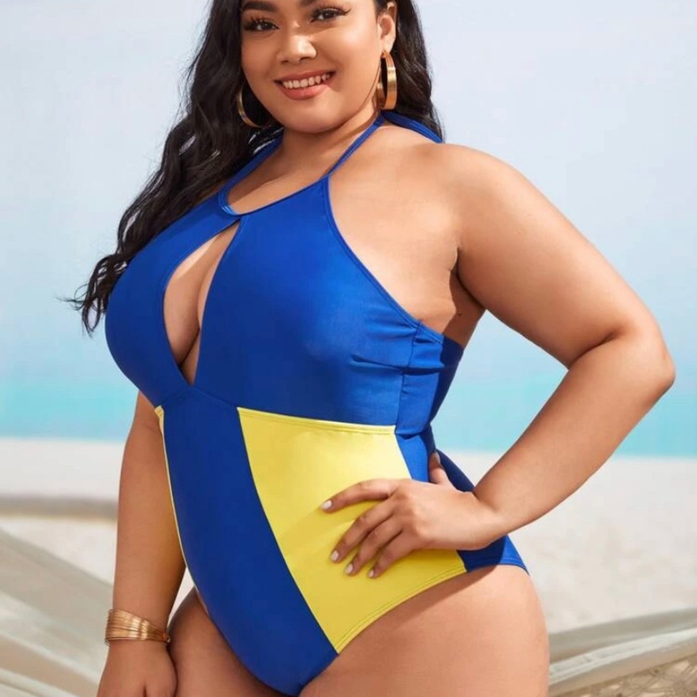 Traje de baño entero talla grande